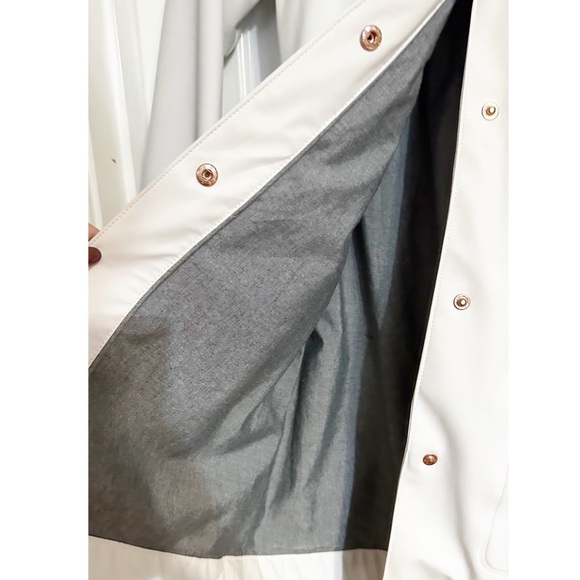 Helly Hansen Women's Kirkwall II Raincoat White and Gray in Sz S/P - Picture 6 of 7